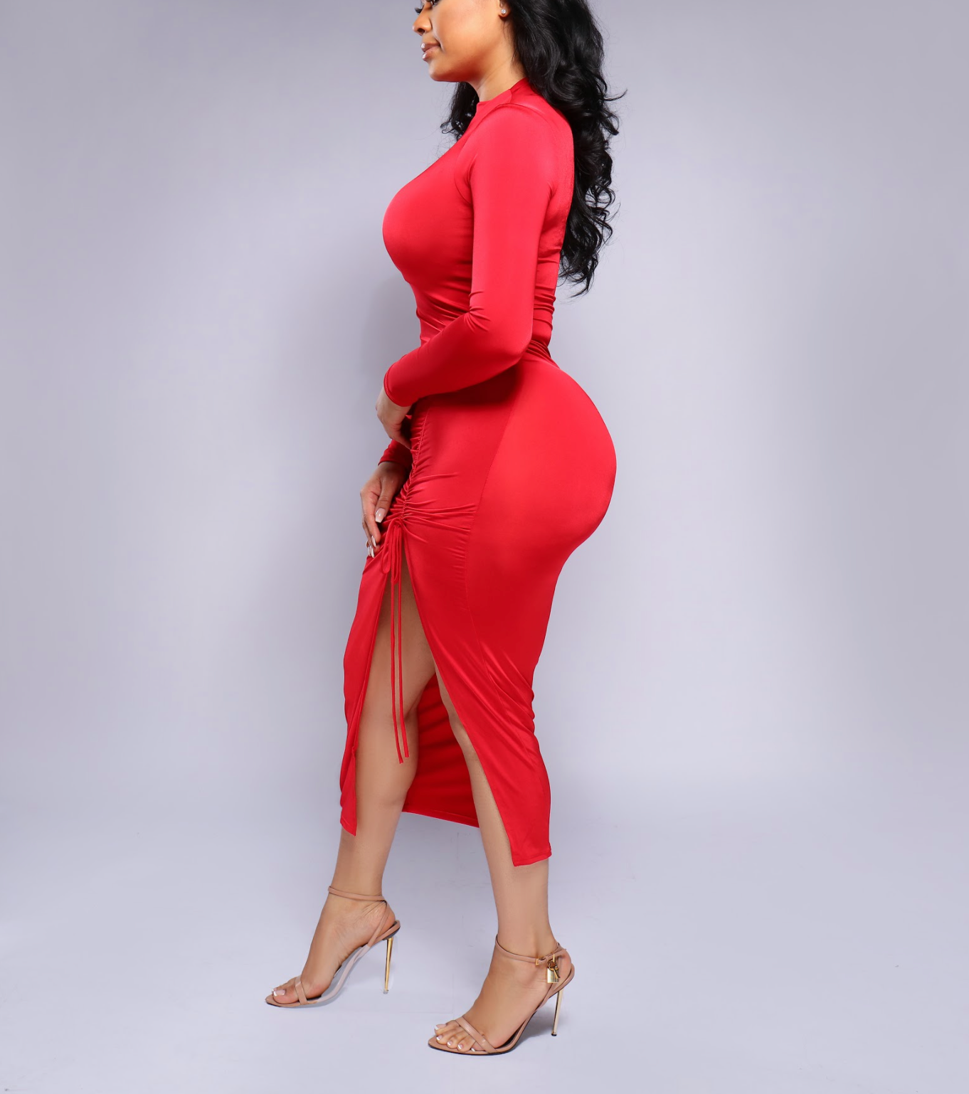 B.Badazz™️ “Lady in Red” Dress