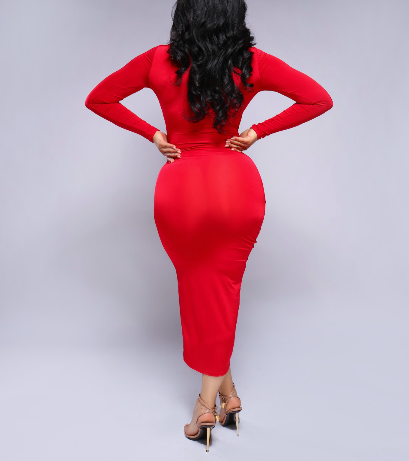 B.Badazz™️ “Lady in Red” Dress